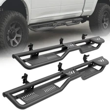 Two Raised Step Side Running Boards For 2010-2026 Dodge Ram 2500 & 3500 Crew Cab