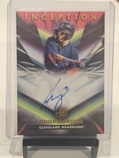 2023 Bowman Inception - Autographs Angel Genao #BPA-AG Fuchsia Foil /75 (AU, RC)