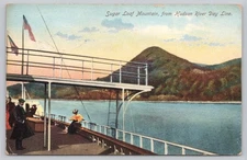 Vintage 1913 Sugar Loaf Mountain Postcard from Hudson River Day Line