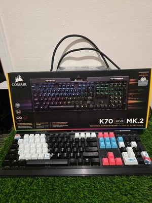 Used Corsair CH-9109014-NA K70 RGB MK.2 Rapidfire Cherry MX Speed Mechanical