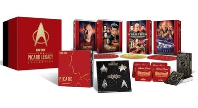 Star Trek THE PICARD LEGACY COLLECTION BoxSet 54 Discs + Book + Gadget Limited