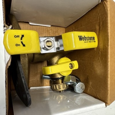 The Isolator Pump Flange Valve w/ Drain 3/4'' IPS Threaded Webstone #40413