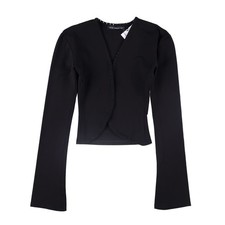 JADE CROPPER Womens Next Gen Long Sleeve Cardigan Black Size XS - S RRP 440