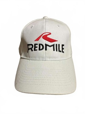 The Red Mile Horse Racing Track Lexington Kentucky Logo Strapback Dad Hat White