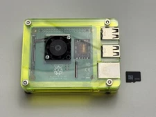 Raspberry Pi 3 Model B+ 3B Plus + PoE+ HAT + Acrylic Case + 8GB microSD Bundle