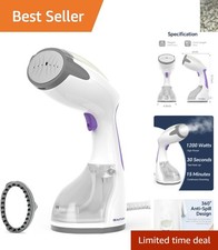 Versatile Handheld Fabric Steamer - Fast Heating, Safe Auto-Off & 15 mins Steam