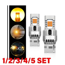 7440 T20 7440na 7441 W21w 992 Led Turn Signal Light Bulbs Amber Yellow 1-5set
