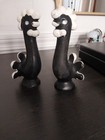 Vtg NAPCO Long Neck Chickens / Roosters  Salt & Pepper Shaker  — photo 1