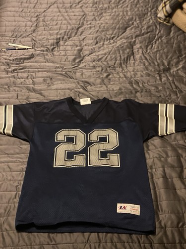 Vintage Wilson Dallas Cowboys #22 Emmitt Smith Youth Size XL / Adult Small
