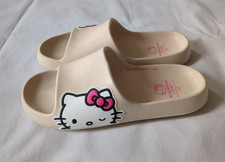 Hello Kitty Sanrio Kids Size 4 /5 Slides Youth Girls Hot Pink Slip On
