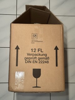 Flaschenversandkarton Weinversandkarton Flaschenkarton 12 FL / DIN EN 22248 DHL