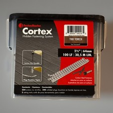 Collated Cortex Deck Screws and Plugs Hidden Fastening System Tiki Torch 100 LF