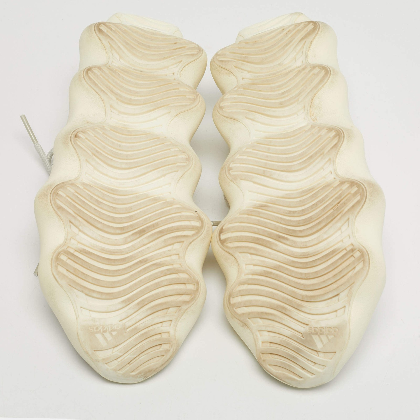 Yeezy x Adidas 450 Cloud White Size 46 23 Off White Knit Fabric Low Top Sneakers thumbnail 6