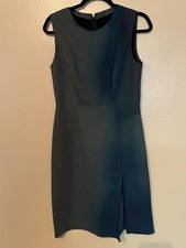 Elie Tahari Sleeveless Sheath Dress Gray And Blue Size 6 Unique Gorgeous
