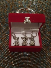 OSTERGESCHENK- Set Ohrringe & Kette 925er Silber Zirkonia
