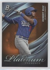 2019 Bowman Platinum Wal-Mart Presence Orange Foil 4/25 Keibert Ruiz #PP-13 sy5