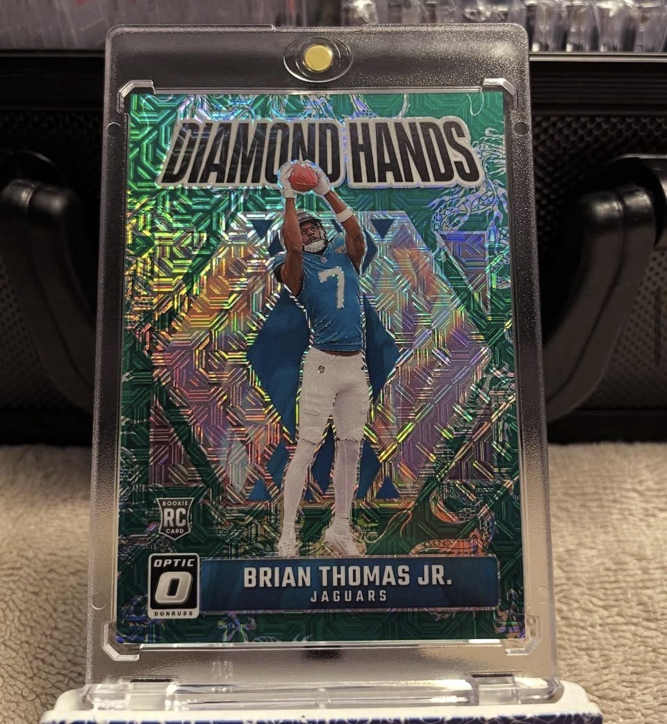 Brian Thomas Panini Donruss Optic Diamond Hands #2 Dragon