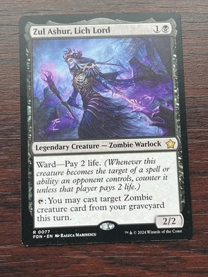 1x ZUL ASHUR, LICH LORD - Foundation - MTG - Magic the Gathering