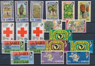 LT17470 Gambia selection of nice stamps fine lot MNH