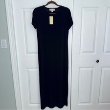 Michael Kors Classic Black Maxi Dress Stretch size medium travel dress
