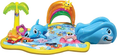 Inflatable Junior Water Park - Backyard Splash Adventure for Kids 90"L X 68"W - Picture 2 of 4