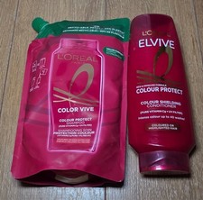 L’Oreal Elvive Colour Protect Shampoo 500ml Refill + Conditioner 300ml