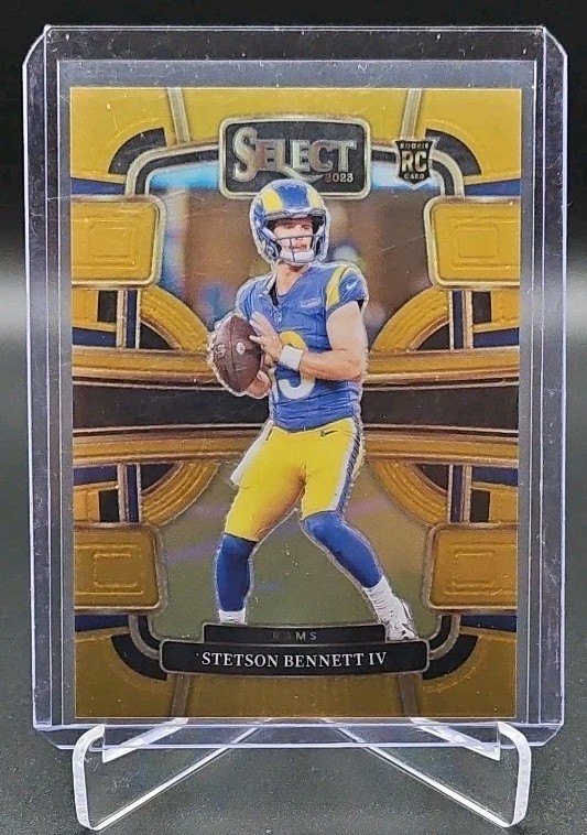 2023 Panini Select - Stetson Bennett IV - RC Concourse GOLD #10/10 - Rams