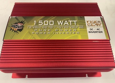 1500W Tiger Claw Off-Grid Inverter, 12VDC Input, 120V, 60Hz Output, US Stock