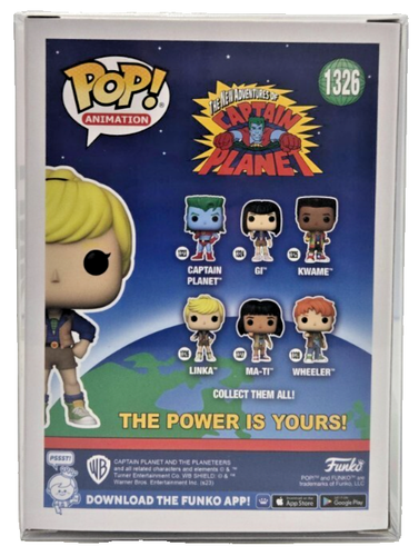 Funko Pop! Las Nuevas Aventuras del Capitán Planeta - Figura Vinilo Linka con Protector - Imagen 8 de 9