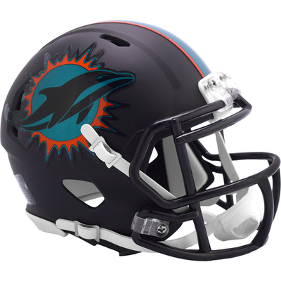 Miami Dolphins Black 2025 Rivalries Revolution Speed Mini Football
