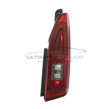 Citroen Berlingo Rear Light K9 Van 2018-> Red Tailgate Back Lens Lamp Drivers