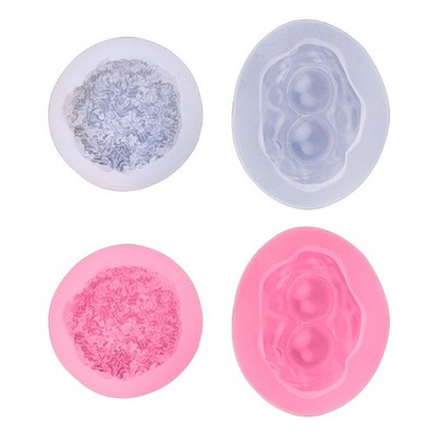 Noodles Fried Egg Shaped Mold Non-Stick Silicone Cake Decor Mold