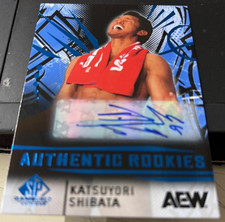 AUTO 2025 SP Game Used AEW Katsuyori Shibata #97 Authentic Rookies