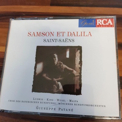 GIUSEPPE PATANE saint-saens - samson et deliah fat EX/EX (2CD, Klassik, RCA)