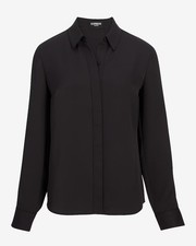 Express Relaxed Portofino Shirt in Black
