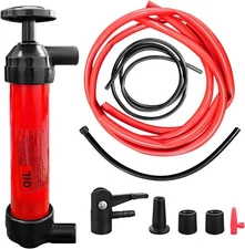 Car Siphon Fuel Transfer Pump, Multi-Use Siphon Fluid Transfer Pump Kit, Oil
