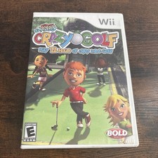 Kidz Sports Crazy Golf Nintendo Wii Mini Golf Sports Tested Works w/Manual