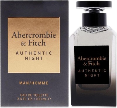 Abercrombie & Fitch Authentic Night Eau de Toilette Spray 100 ml für Herren