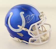 Darius Leonard Signed Colts Flash Alternate Speed Mini Helmet (JSA)