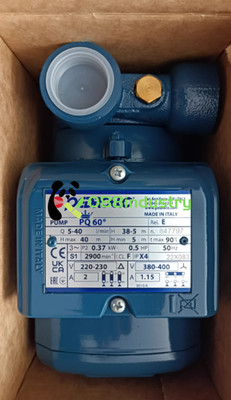 1Pcs Pedrollo PQ60 Electric Peripheral Oil Pump 0.5HP Brass Impeller 380V 50Hz