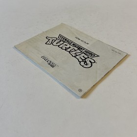 Notice Seule TEENAGE MUTANT HERO TURTLES Nintendo NES 88 -FRA 100% Officiel