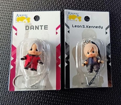 Capcom Exhibition Biohazard Leon S. Kennedy & Dante kewpie figure Strap Set of 2
