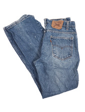 Vintage Levis 517 Orange Tab Boot Cut Jeans Mens 36x34 USA 90s Faded Blue