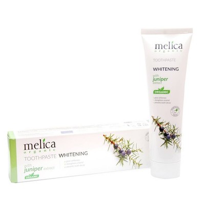 MELIKA BIO 98% natürliche BIO AUFHELLENDE WACHOLDER-WACHOLDERBEEREN BIO ZAHNPASTA