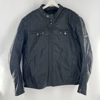 Victory Leather Motorcycle Jacket Black Motorcycles Padded Riding Armor Mens 2XL
