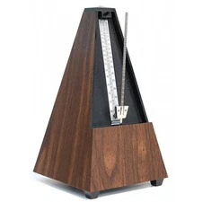 Wittner Plastic Key Wound Metronome - Walnut -New-Free Extended Warranty #845131