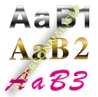 Di Numeri Lettere Adesivo Lettering Taglio Personalizzata Adesivo Vinile 5 CM