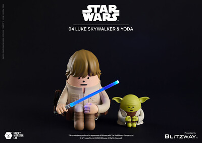 【激レア！】SML STARWARS 04 LUKE YODA 01 DARTH Blitzway SML Yoda Luke Skywalker SW-04 Star Wars PVC ABS Figure