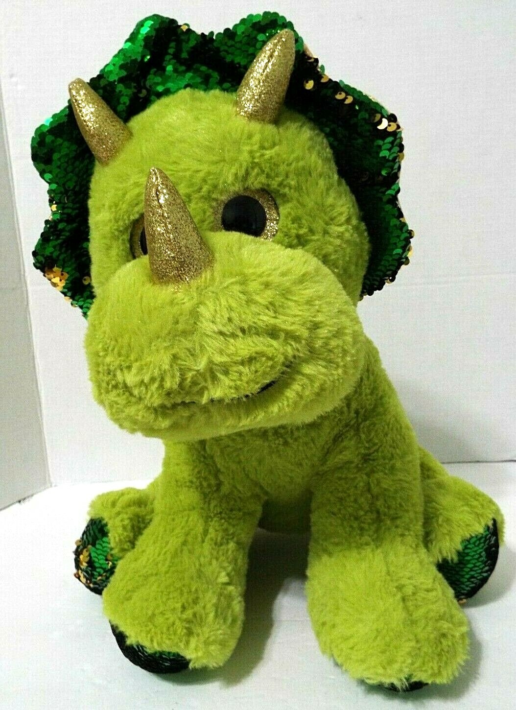 sequin dinosaur stuffed animal