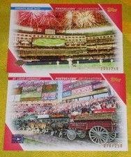 2017 Topps Update series Postseason Celebration lot of 2 PC-1 & 10, JAYS & CARDS